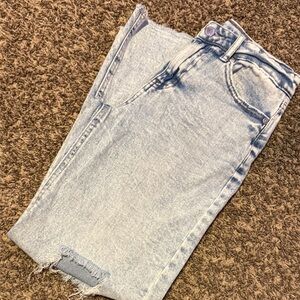 ART CLASS GIRLS SIZE 10 WIDE LEG LIGHT BLUE WASH JEANS